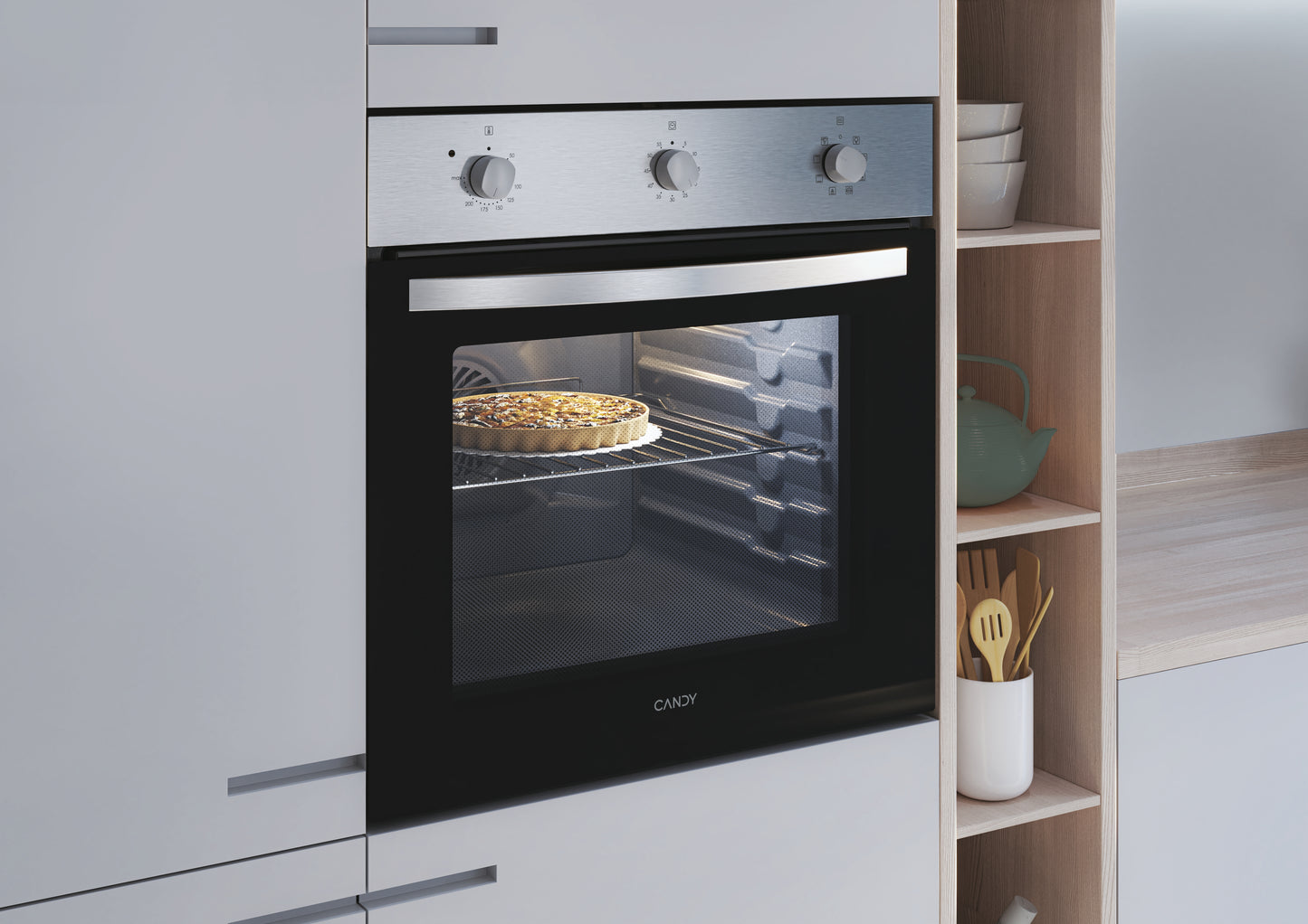 CANDY BI FIDCX602IT|33704375|Forno Multifunzione Tre manopole; 8 funzioni; 65L; Classe energetica: A