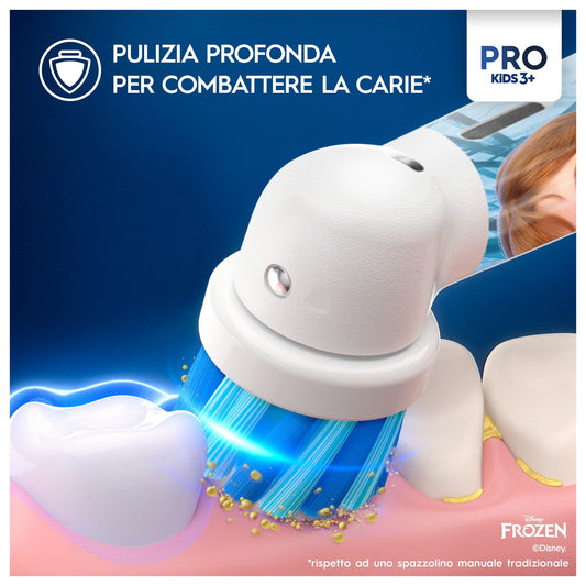 ORAL-B PED VITALITYPROFROZEN | CURA PERSONA | ORAL CARE | SPAZZOLINI ELETTRICI | SPAZZ.ELETT.2D C/2