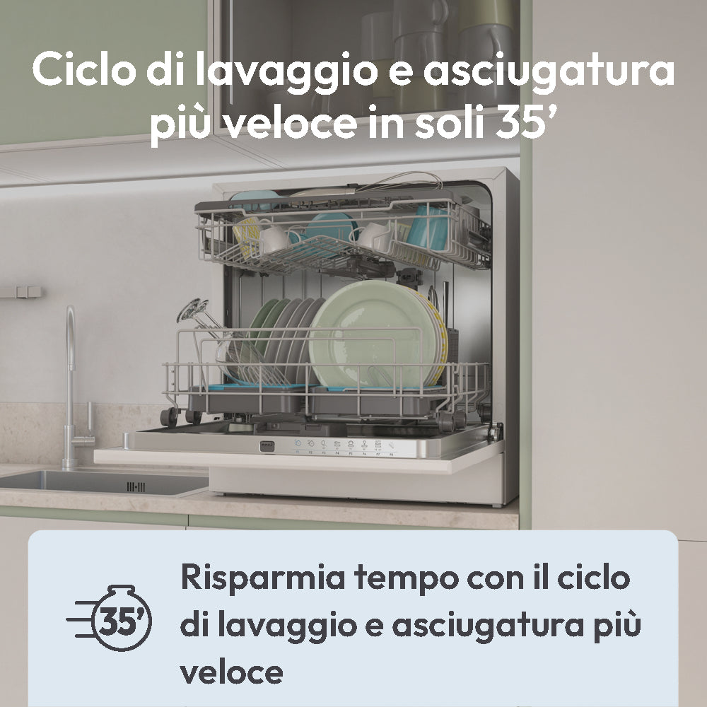 CANDY BIANCO CP6E51LW | LAVASTOVIGLIE | LAVASTOVIGLIE SOTTOPIANO/APPOGGIO | LAVASTOVIGLIE SOTTOPIANO
