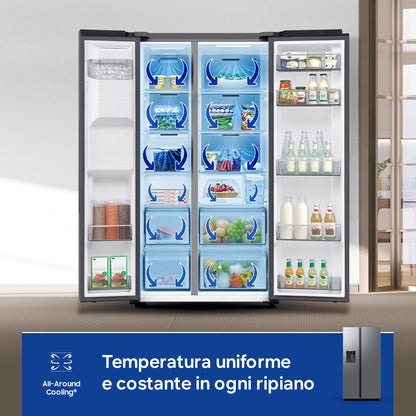 SAMSUNG BIANCO RS70F65KETEF | FRIGORIFERI | SIDE BY SIDE | SIDE BY SIDE NO FROST | SBS 635LT CE.E NO