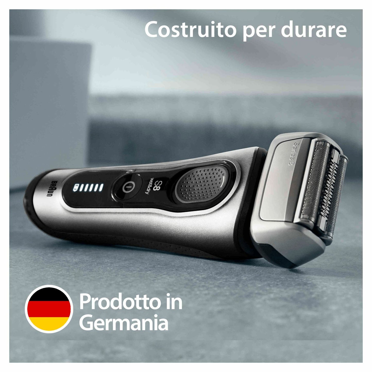 BRAUN PED 8517S | CURA PERSONA | RASATURA | RASOIO ELETTRICO | RASOIO RIC.4ELEM. W&D LED 60MIN C/BAS