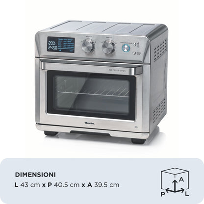 ARIETE PED 46291 | CUCINA | COTTURA CIBI | FORNETTI | FORNETTO EL. C/FRIGGITRICE 1700W 25LT TIMER IN
