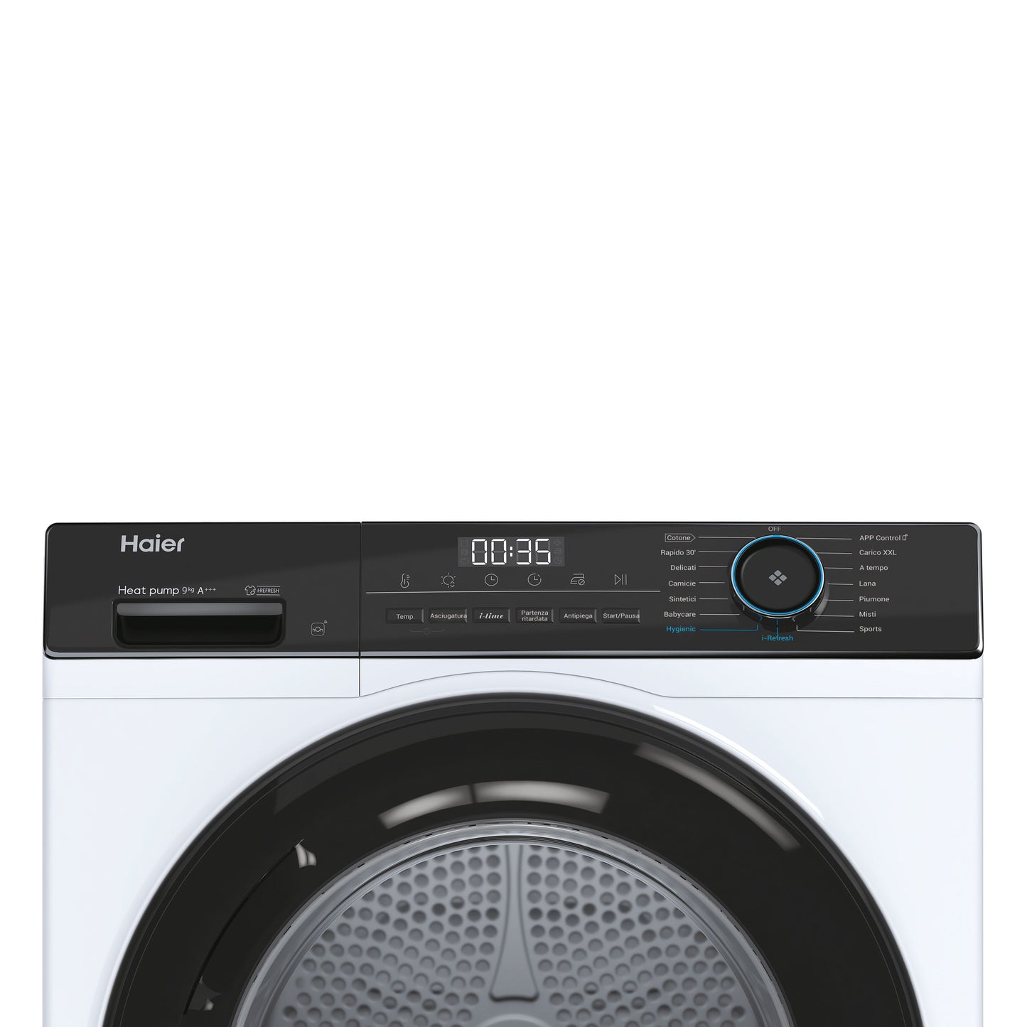 HAIER BIANCO HD90A3939EIT | ASCIUGATRICI | ASCIUGATRICI POMPA DI CALORE | ASCIUG. POMPA DI CALORE 9-