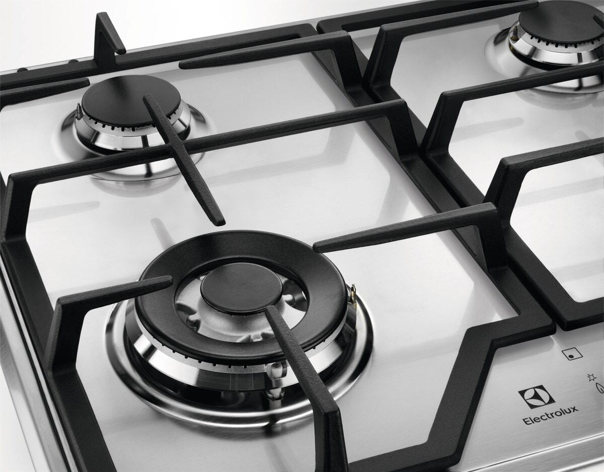 Electrolux BI   KGS6436SX   | 60 cm New Linea Slim Profilo 8 mm- 4 fuochi gas - Bruciatori ad alta e