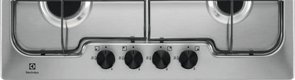 Electrolux BI   RGG6242OOX   | 60 cm Soft - 4 fuochi gas - Bruciatori Fiamma Pura - Griglie speciali