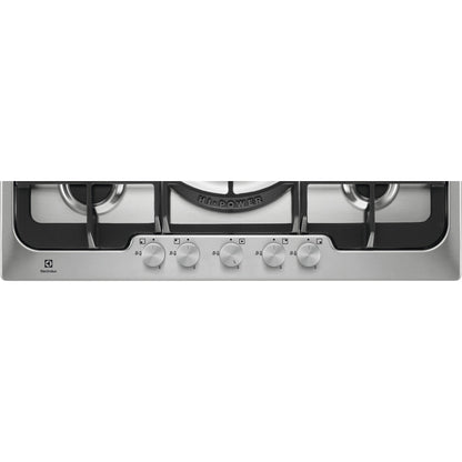 Electrolux BI   PX750UOV   | 75 cm Soft - 5 fuochi gas - Bruciatori Fiamma Pura - 1 bruciatore Wok -