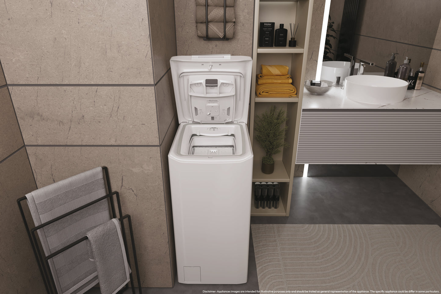 HAIER BIANCO THASN286TM5S | LAVATRICI | LAVATRICI CARICO DALL'ALTO | LAV. C/ALTO 8KG-OLTRE | LAV.C/A