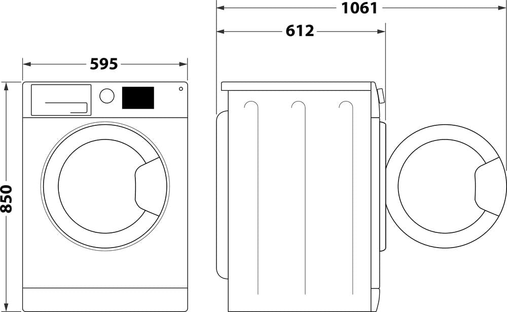 INDESIT BIANCO BWE91296XWVIT | LAVATRICI | LAVATRICI CARICO FRONTALE | LAV. C/FRONTALE 9-9,99KG | LA