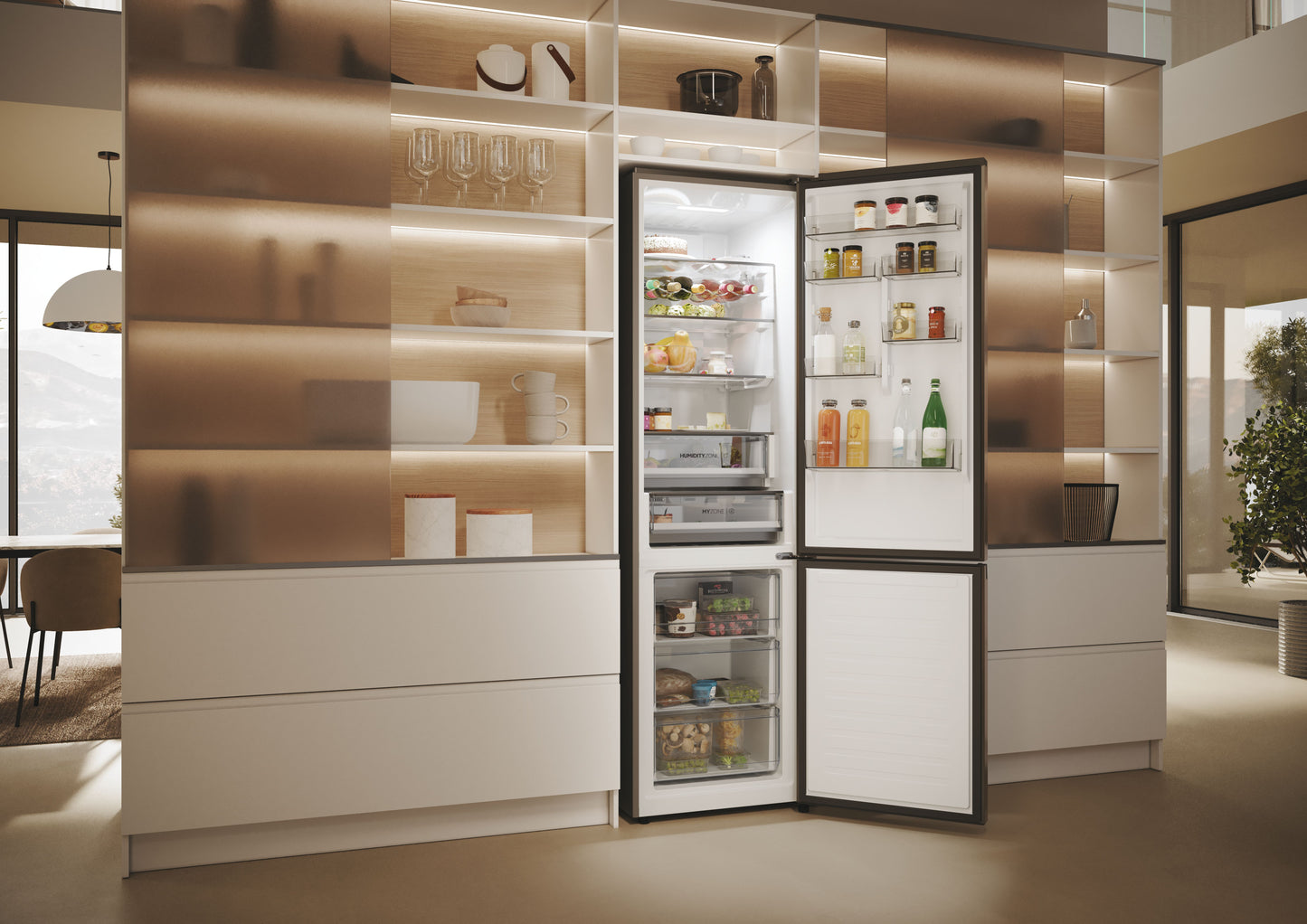 HAIER FS HDPW5620CNPD | 34005774 | COOLING FS | 2D 60 SERIE 5 | Bottom Freezer 2D | Refrigerator | C