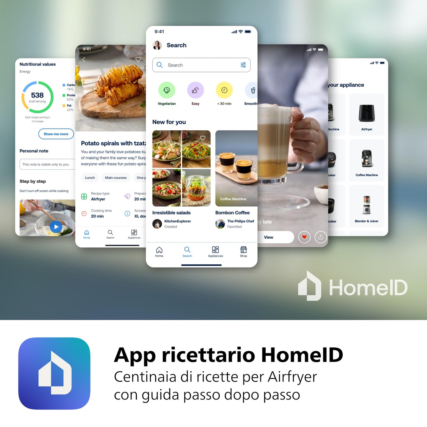 PHILIPS PED NA342 | CUCINA | COTTURA CIBI | FRIGGITRICI | FRIGGITRICE AD ARIA 2000W 7.2LT 16FUNZ.TOU