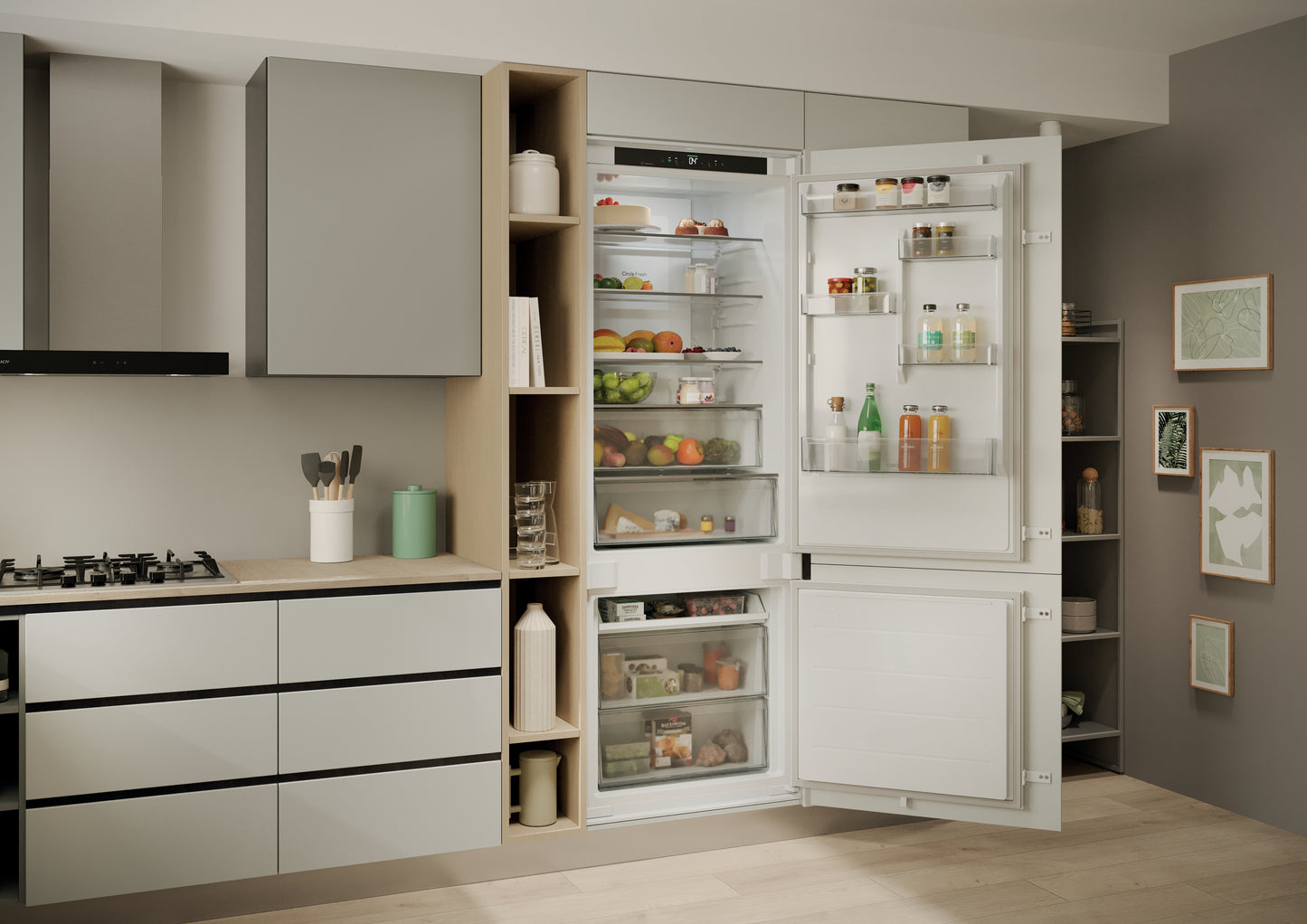 CANDY BI CNBQT3719EW|34901736|combinato 193x70cm Total No Frost;Classe Energetica;E;Sistema di contr