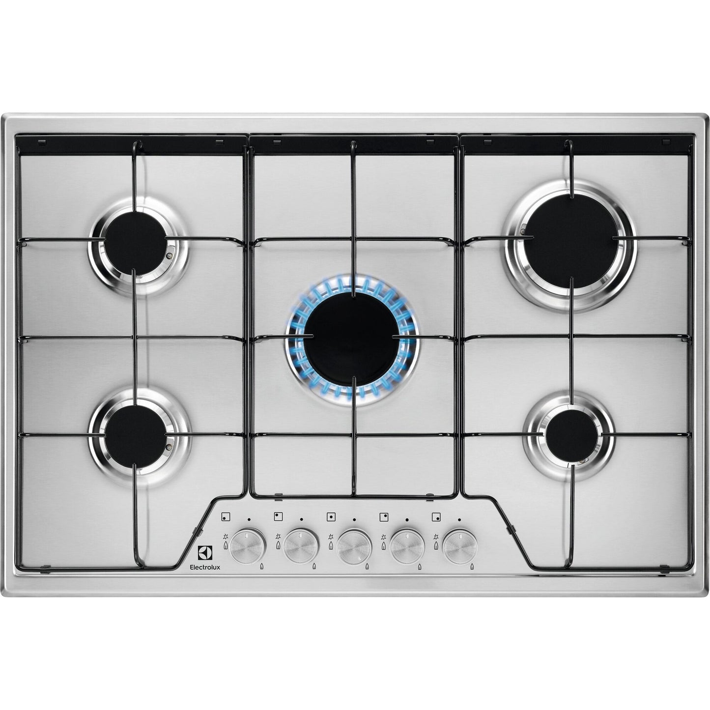 Electrolux BI   KGS7524SX Phase-out 2026 Aprile | 75 cm New Linea Slim Profilo 8 mm- 5 fuochi gas -