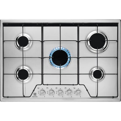 Electrolux BI   KGS7524SX Phase-out 2026 Aprile | 75 cm New Linea Slim Profilo 8 mm- 5 fuochi gas -
