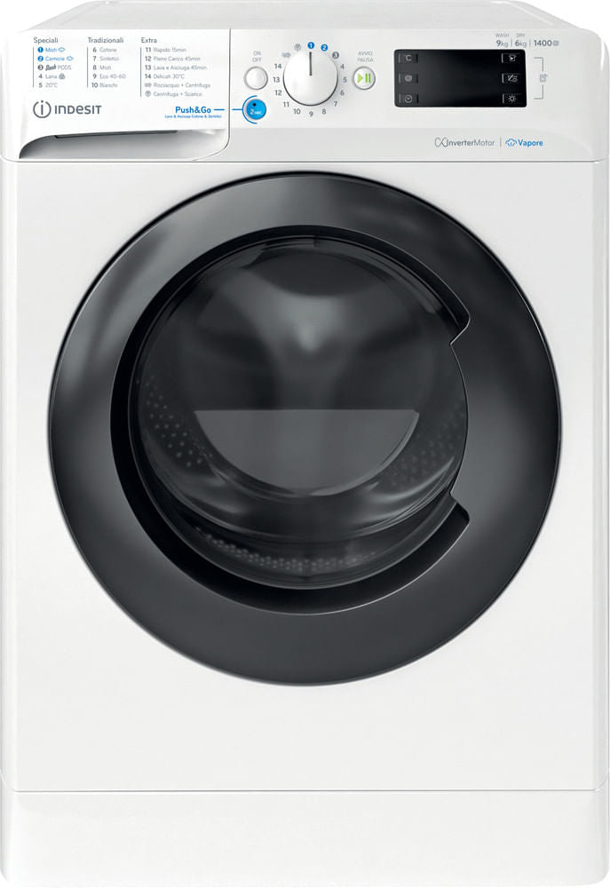 INDESIT BIANCO BDE96436WKVIT | LAVASCIUGA | LAVASCIUGA CARICO FRONTALE | LAVASCIUGA CARICO FRONTALE