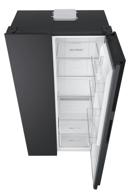 HAIER FS HSR3918ENPB | 34004492 | COOLING FS | SBS 90 SERIE 3 | SxS | Refrigerator | SxS 180x90cm, C