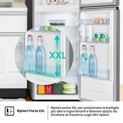 HISENSE BIANCO RT267D4ADE | FRIGORIFERI | FRIGORIFERI A 2PORTE | FRIGO 2P STATICO | FRIGO 2P. 206LT