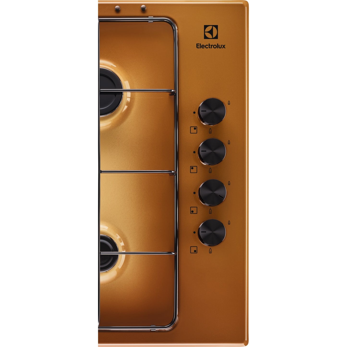 Electrolux BI   KGS6404T   | 60 cm - Slim - Comandi Laterali - 4 fuochi gas - Bruciatori Fiamma Pura