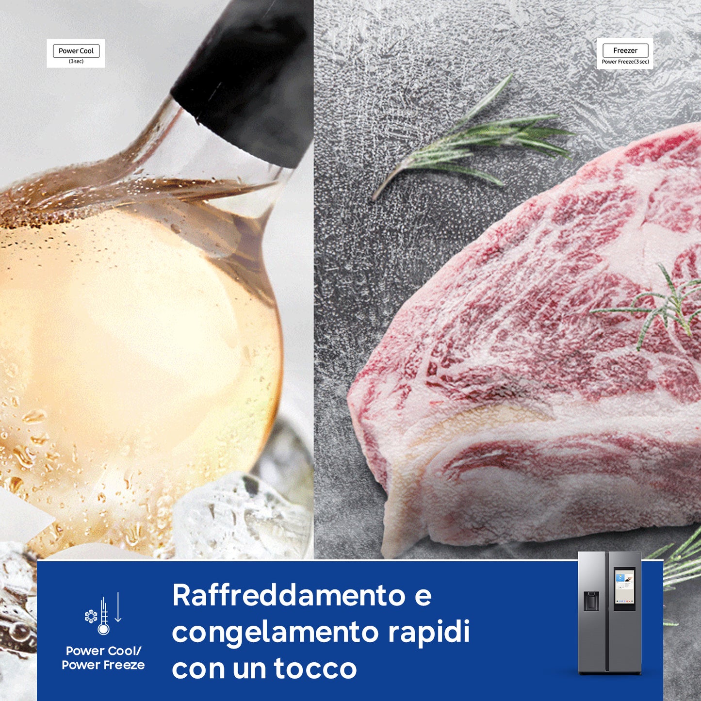 SAMSUNG BIANCO RS80F67KCTEF | FRIGORIFERI | SIDE BY SIDE | SIDE BY SIDE NO FROST | SBS 635LT CE.C NO