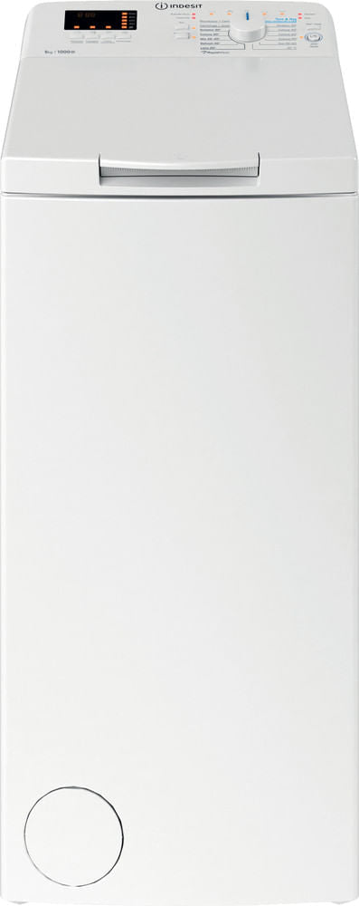 INDESIT BIANCO BTWS50400ITN | LAVATRICI | LAVATRICI CARICO DALL'ALTO | LAV. C/ALTO 5-5,99KG | LAV.C/