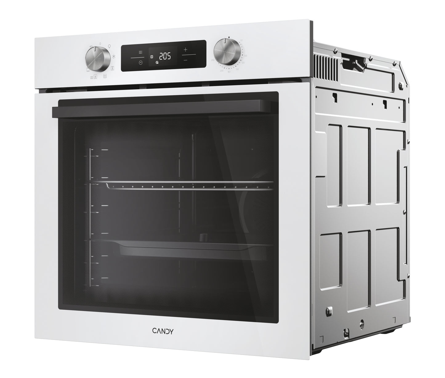 CANDY BI CA6N3T1HTW|33703920|Forno elettrico ventilatoFiniture Vetro Bianco, Classe Energetica A+, C