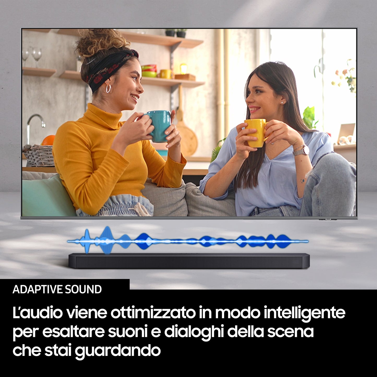 SAMSUNG ELETTRONICA HWQ600F | AUDIO | HOME CINEMA | SOUND BAR | SOUND BAR 3.1.2 C/SUBW.WLSS BT HDMI