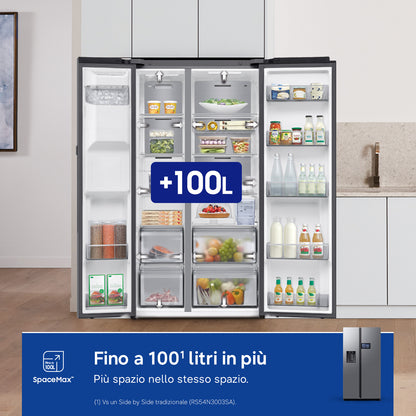 SAMSUNG BIANCO RS90F65EDTEF | FRIGORIFERI | SIDE BY SIDE | SIDE BY SIDE NO FROST | SBS 614LT CE.D NO