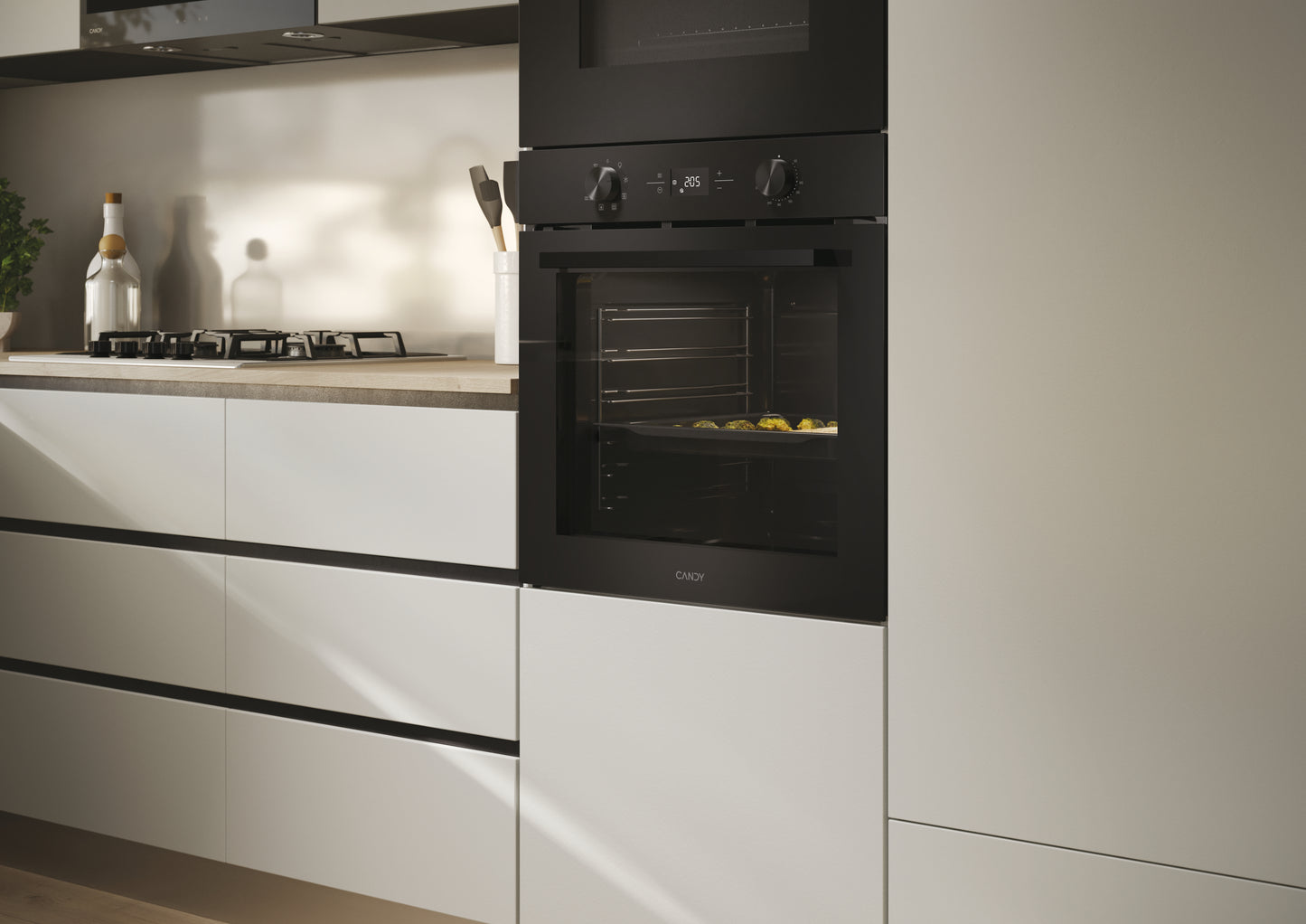 CANDY BI CA6N3T1HTB|33703858|Forno elettrico ventilato Finiture Vetro Nero, Classe Energetica A+, Ca