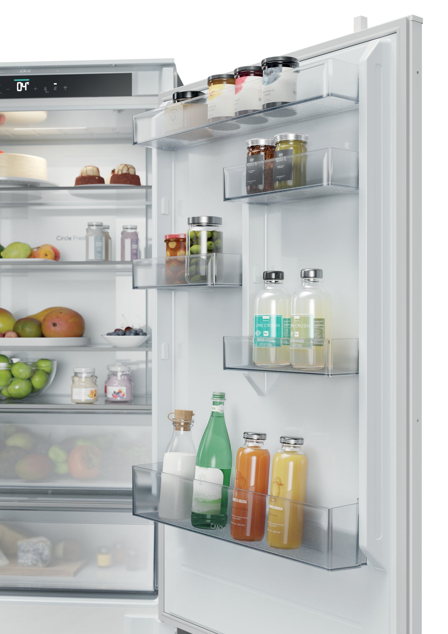 CANDY BI CNBQT3719EW|34901736|combinato 193x70cm Total No Frost;Classe Energetica;E;Sistema di contr