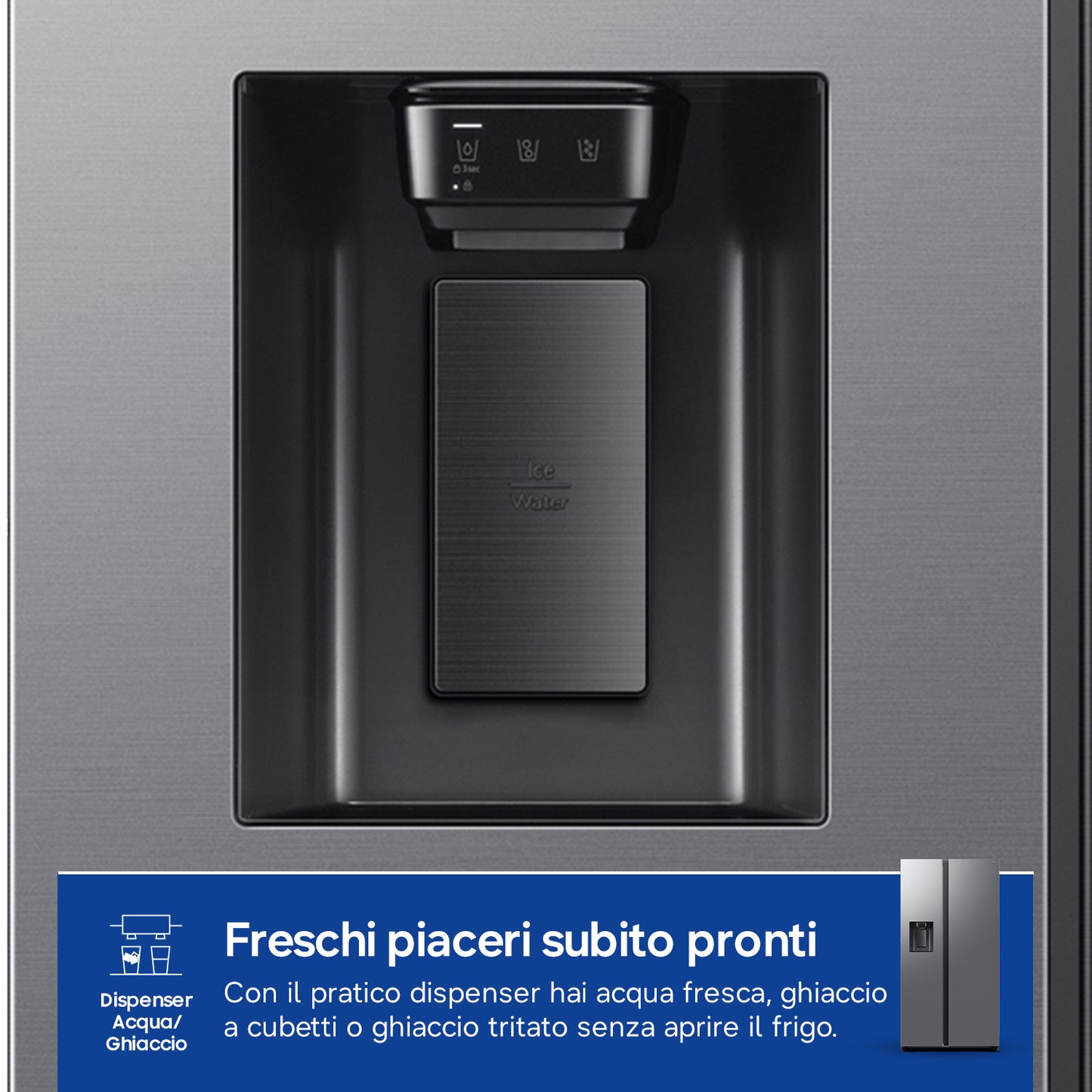 SAMSUNG BIANCO RS70F64KETEF | FRIGORIFERI | SIDE BY SIDE | SIDE BY SIDE NO FROST | SBS 635LT CE.E NO