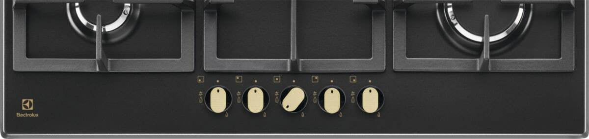 Electrolux BI   KGS9536RN   | 90 cm Slim 2.0 Profilo 8 mm - WOK- 5 fuochi gas - bruciatori ad alta e