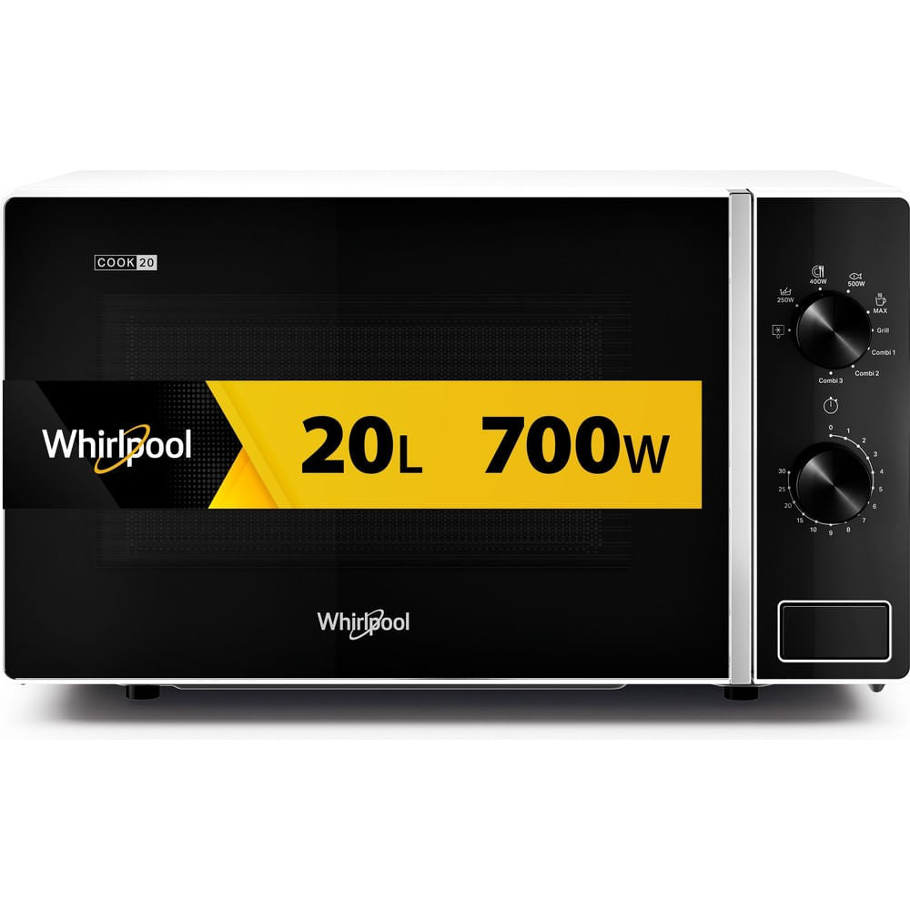 WHIRLPOOL PED MWP103W | CUCINA | FORNI A MICROONDE | FORNO MICROONDE COMBINATO | FORNO M/O 700W 20LT