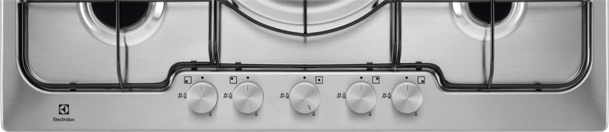 Electrolux BI   PX750UV   | 75 cm Soft - 5 fuochi gas - Bruciatori Fiamma Pura - 1 bruciatore Wok -