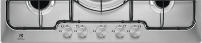 Electrolux BI   PX750UV   | 75 cm Soft - 5 fuochi gas - Bruciatori Fiamma Pura - 1 bruciatore Wok -