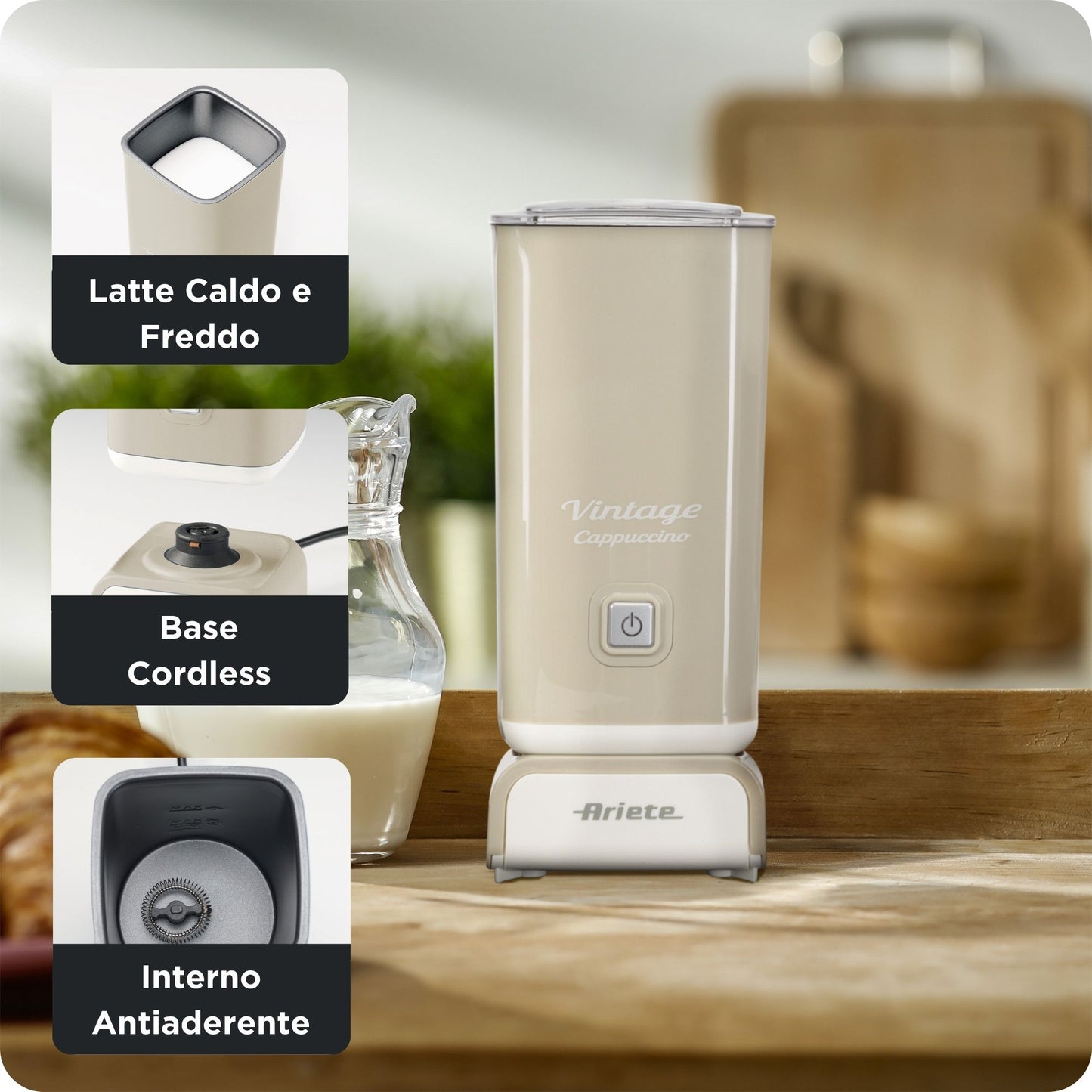 ARIETE PED 2878BEIGEVINTAGE | CUCINA | COTTURA CIBI | ALTRO COTTURA CIBI | MONTALATTE MULTIFUNZIONE