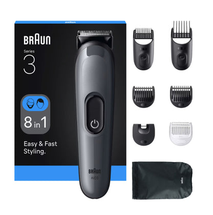 BRAUN PED AIO3540 | CURA PERSONA | RASATURA | REGOLA BARBA | REG.BARBA/CAPELLI 8IN1 RIC. 14LUNGH.+6P