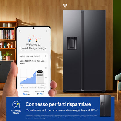 SAMSUNG BIANCO RS70F64KEFEF | FRIGORIFERI | SIDE BY SIDE | SIDE BY SIDE NO FROST | SBS 635LT CE.E NO