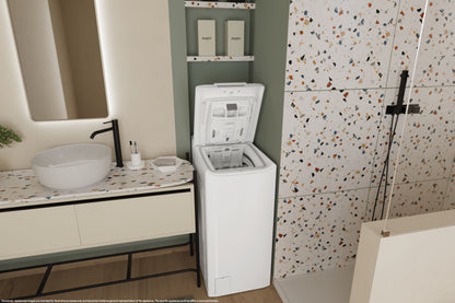 CANDY BIANCO TCA483D2S | LAVATRICI | LAVATRICI CARICO DALL'ALTO | LAV. C/ALTO 8KG-OLTRE | LAV.C/ALTO