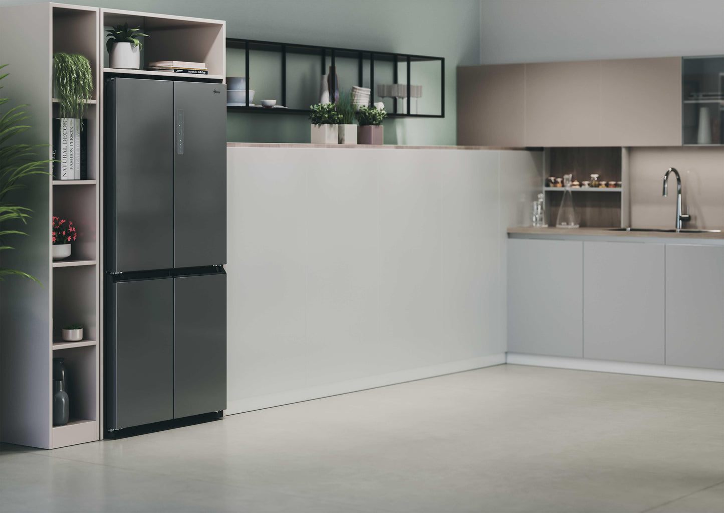 HOOVER FS promo HHCR3818ENPL | 34005430 | Multidoor 4 porte inox dark, 1815x833x650 |  | E
