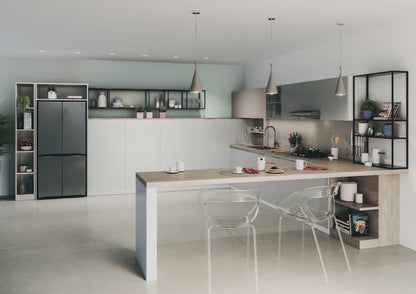 HOOVER FS promo HHCR3818ENPL | 34005430 | Multidoor 4 porte inox dark, 1815x833x650 |  | E