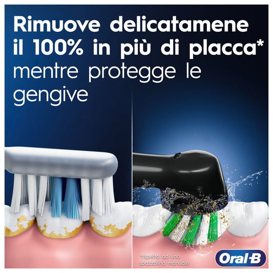 ORAL-B PED PRO1TURQUOISE | CURA PERSONA | ORAL CARE | SPAZZOLINI ELETTRICI | SPAZZ.ELETT.3D C/2 TEST