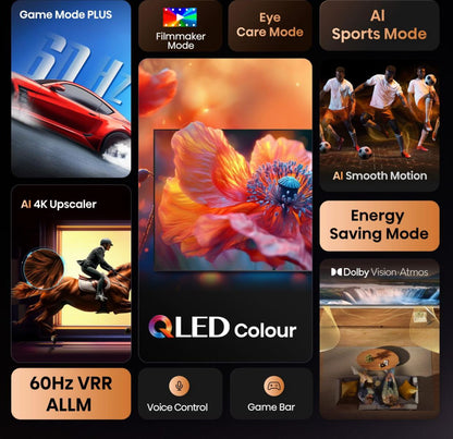 HISENSE ELETTRONICA 43E79Q | TV | TV LED | TV LED 43"-49" | TV QLED 43"UHD 4K 60HZ DVBT2/S2 SMART VI