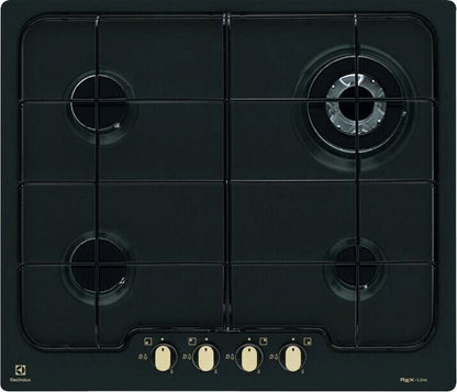 Electrolux BI   PN640RUV   | 60 cm Rustico Soft - 4 fuochi gas - Bruciatori Fiamma Pura - 1 bruciato