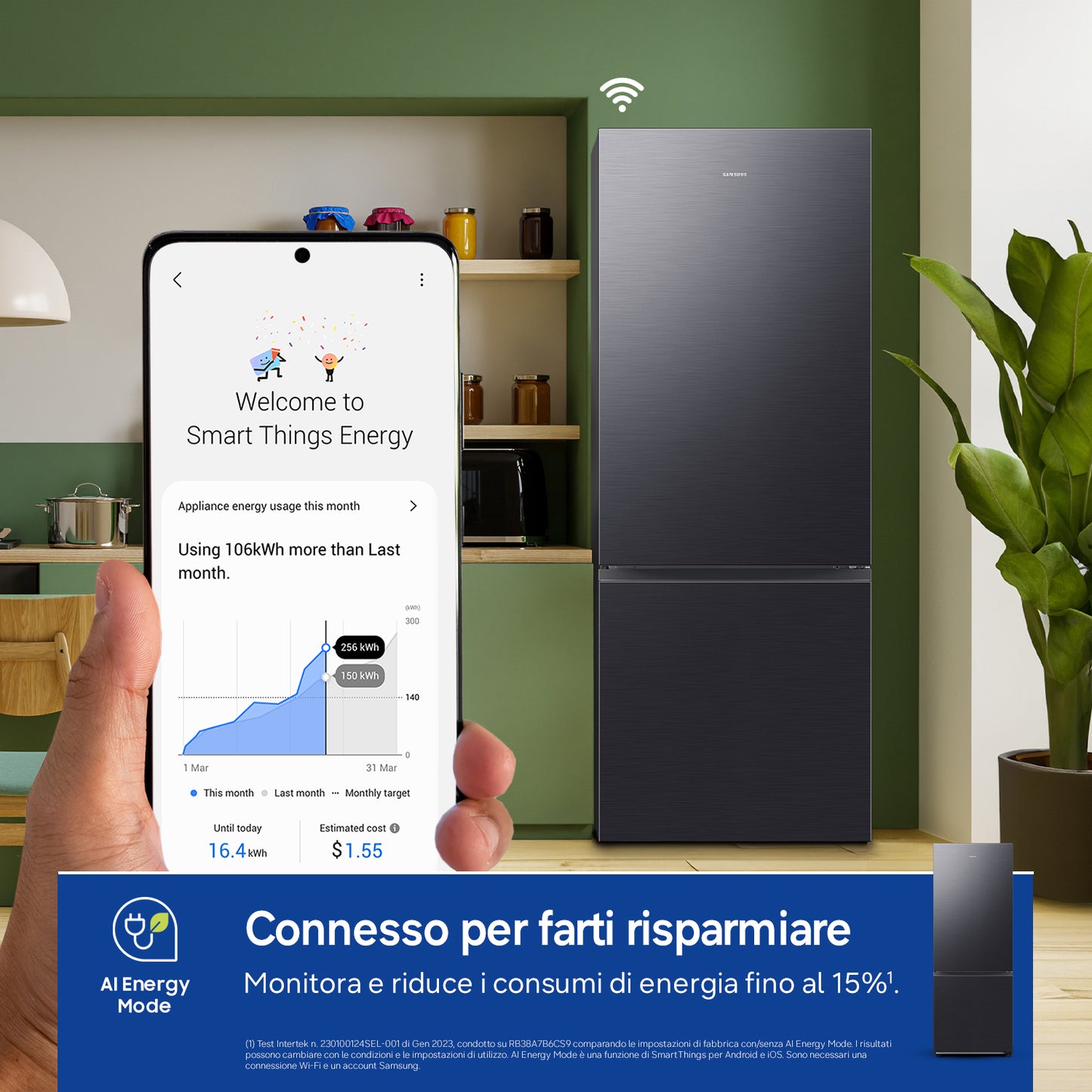 SAMSUNG BIANCO RB53DG706AB1EF | FRIGORIFERI | FRIGORIFERI COMBINATI | FRIGO COMBI NO FROST | COMBI 5
