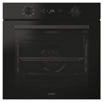 CANDY BI CA6N3T1HTB|33703858|Forno elettrico ventilato Finiture Vetro Nero, Classe Energetica A+, Ca