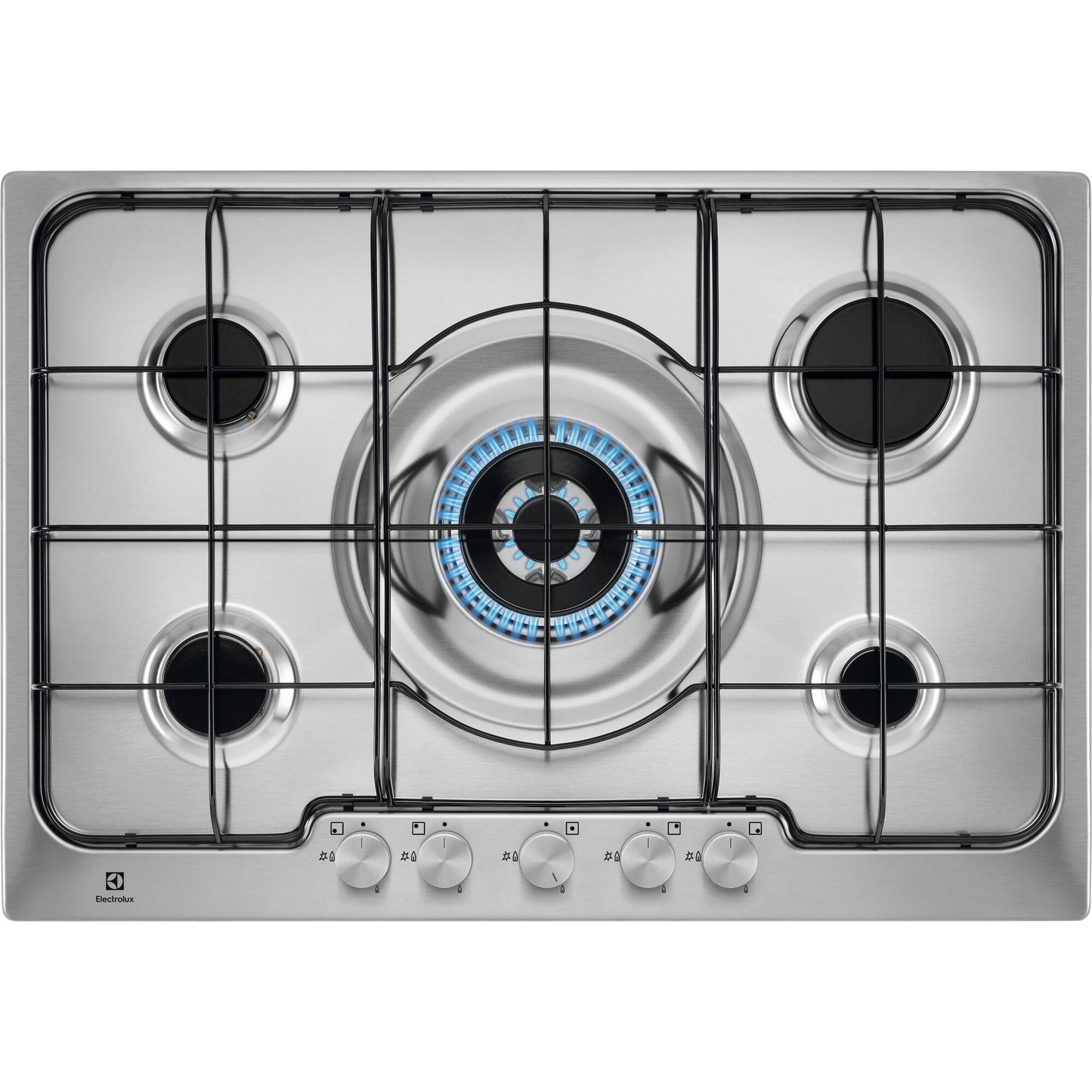 Electrolux BI   PX750UV   | 75 cm Soft - 5 fuochi gas - Bruciatori Fiamma Pura - 1 bruciatore Wok -