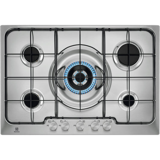 Electrolux BI   PX750UV   | 75 cm Soft - 5 fuochi gas - Bruciatori Fiamma Pura - 1 bruciatore Wok -