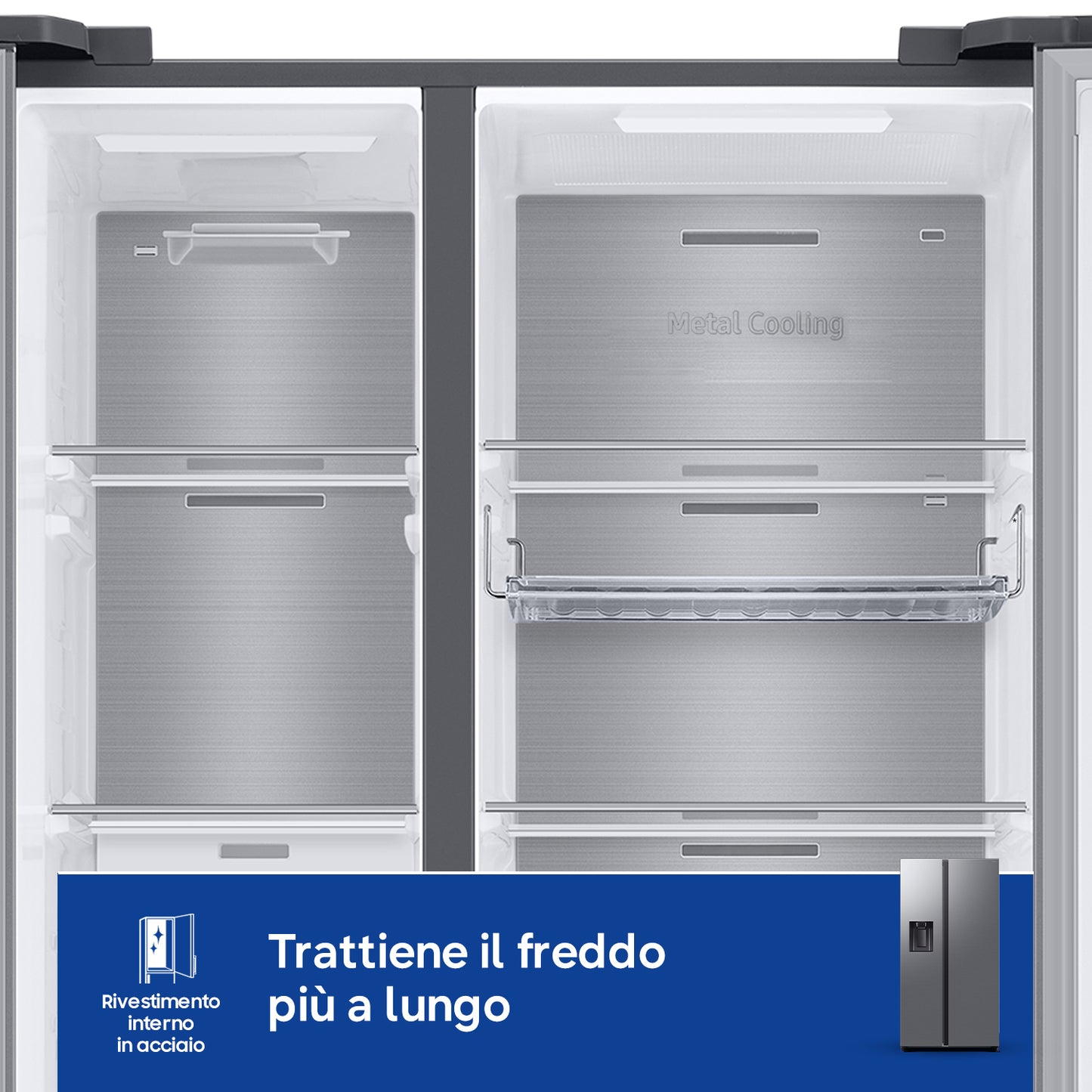 SAMSUNG BIANCO RS70F65KETEF | FRIGORIFERI | SIDE BY SIDE | SIDE BY SIDE NO FROST | SBS 635LT CE.E NO