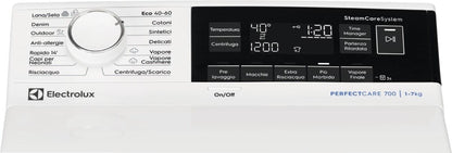 ELECTROLUX BIANCO EW7T337A | LAVATRICI | LAVATRICI CARICO DALL'ALTO | LAV. C/ALTO 7-7,99KG | LAV.C/A