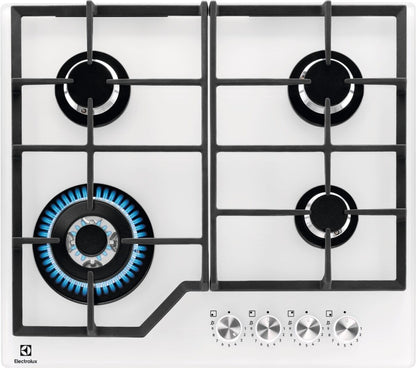 Electrolux BI   KGG64362W   | 60 cm - Nuova estetica Gas on Glass - Step Power - 4 fuochi - Bruciato