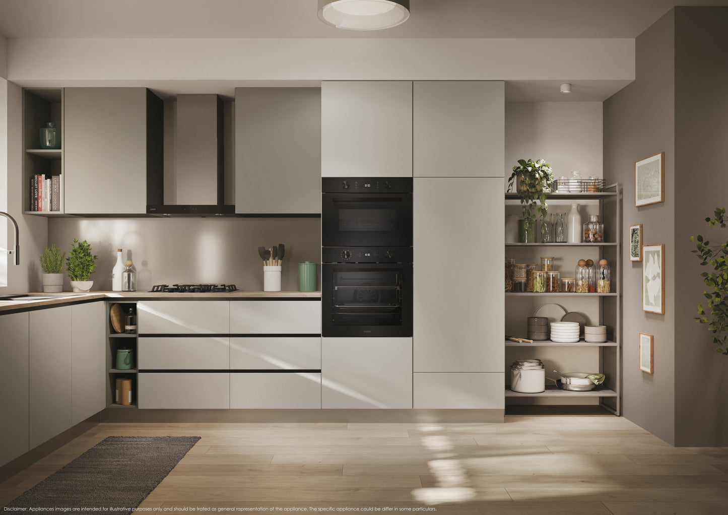 CANDY BI CA6N3T1HTB|33703858|Forno elettrico ventilato Finiture Vetro Nero, Classe Energetica A+, Ca